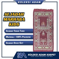 Sejadah Tenun Marhabar Kids (100cm x 50cm) (Warna Corak Random) Sejadah Mini Doorgift Sejadah Tenun 