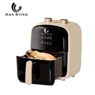 HAN RIVER Airfryer รุ่นใหม่ 1000W หม้อทอดไร้น้ำมัน 4.2L ไร้มัน ลมร้อน ควบคุมลูกบิดคู่ หม้อทอด ไร้มัน