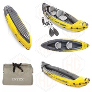 🔥預訂全新🔥美國 América Intex Explorer K2 inflatable Portable Rubber kayak with pump, paddles and carry bag