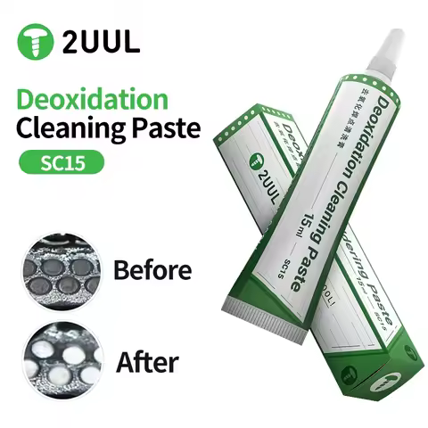2UUL SC15 Deoxidation Cleaning Paste Easy-to-clean Tool for Mobile Phone Repair PCB Solder Joint Deo