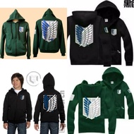 Anime- SWEATER HOODIE Jacket - HOODIE SWEATER Jacket Men-Women ANIME ATTACK ON TITAN SNK LOGO COSPLAY-Jacket ANIME-Jacket