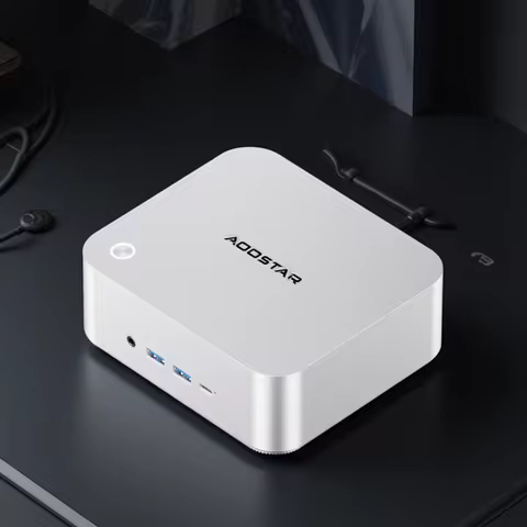 AOOSTAR MACO Mini PC AMD Ryzen 7 H255 Mini PC Windows 11 WiFi 6 USB4 Gaming PC DDR5 5600MHz Support 
