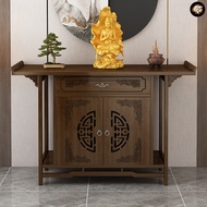 Alter Table  Offerings For The Household Solid Wood Tribute Strips Case God Table God Of Fortune Bud