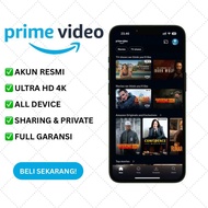 PRIME VIDEO PREMIUM SHARING & PRIVATE 1 BULAN FULL GARANSI