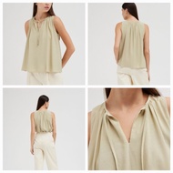 OUR SECOND NATURE rayon gathering top