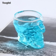 [Tooyful] Skull Head Bottle Decanter Whiskey Vodka Wine Glass Crystal Shot Glass -75ml