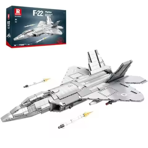 F-22 Raptor Fighter Jet Building Set 33020 Military Airplane Model Kit for Adults Collectible Aviati