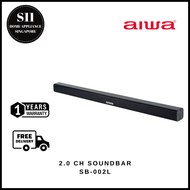 AIWA SB-002L 2.0CH SOUNDBAR - 1 YEAR WARRANTY