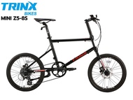 TRINX Z5(ส่งฟรี+ผ่อน0%) จักรยาน Mini Velo ล้อ 20"x1.5" เกียร์ SHIMANO CLARIS(ALTUS) 8 สปีด ดิสก์เบรก แกนปลดเร็ว ดุมแบริ่ง เฟรม ALLOY