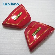 motorcycle GN250 fender edge fuel tank side cover panel with rubber for Suzuki 250cc GN 250 frame sp