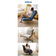 【Ready Stock】Type B/ Foldable Sofa Chair / Sofa Bed with Legrest