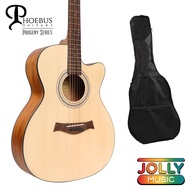 Phoebus Progeny PG-10c OM Acoustic Guitar w/ Gig Bag
