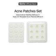 Goteskin Clear-It Acne Patches (12Pcs) + Goteskin Early-On Microdart Acne Patches (9Pcs) - Microneed