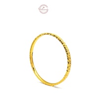 DELIMA Gold Bangle BA1B1A57_10.19g .Gelang Emas.