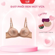 Medium foam bra, lace, unique petal padding E417 | 12 H AN PHAT COMPANY