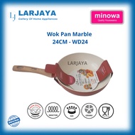 Minowa 24 CM Marble Wok Pan - 24CM Frying Pan