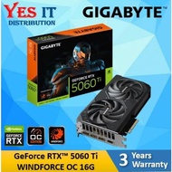 Gigabyte GeForce RTX5060 / RTX5060TI WINDFORCE OC 8GB GDDR6 / 5060 Ti WINDFORCE 16G / 5060 Ti WINDFO