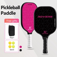 （Free 2 balls）14MM Pickleball Paddles Fibreglass Carbon Fiber Pickleball Set Fibreglass