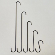 S Hook S Metal Hook Clothing Store s Long Round Hook S Iron Hook Clothes Hanger Hook GVBH