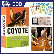 [Homesaya] Coyote Party Card Game: A Fun-Filled Action Game of High Fives and Havoc