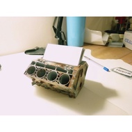 Business card holder engine ZR1 block V8