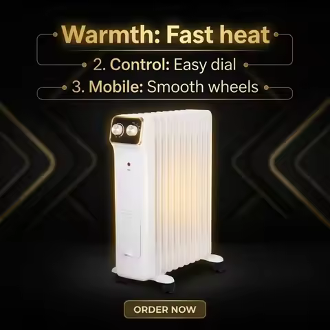 Airo Hot Selling OIl-filled Radiator Oil Heater 7-9-11-13-15 Fins