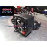 SWITCH SIREN POLIS POLICE URB PDRM JPJ JPAM MEDIC RELA CAN USE FOR LED SPOTLIGHT KAWASAKI VERSYS NIN