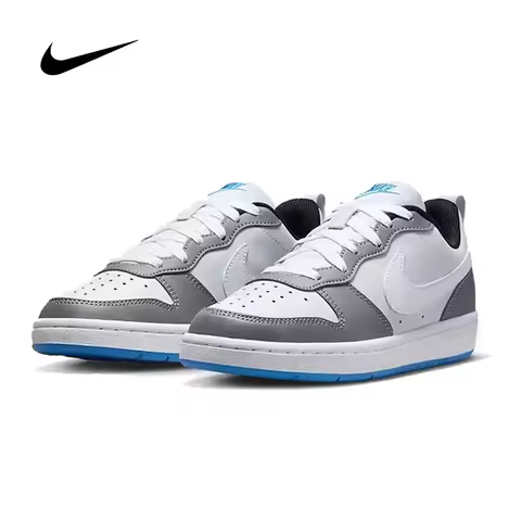 Nike Women's Court Borough Low Sneakers Classic Retro Breathable Versatile Low-Top Casual Skate Shoe