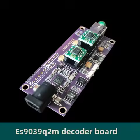ES9039Q2M decoder board I2S input ES9039 asynchronous USB module can be matched with Italian interfa