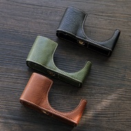 Suitable for Rico GR4 Camera Case GR3 Base gr3x Half Case Lychee Pattern Camera Protective Case