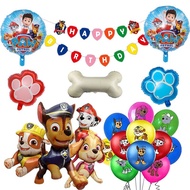 Paw Patrol Toys Balloons Figure Skye Chase Rubble Pupply Paw Foil Balloon Boys Girls Birthday Party Room Deco For Children