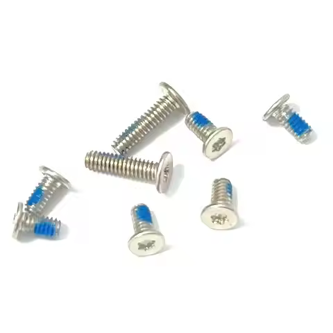 8PCS Laptop Lower Bottom Base Cover Case Screws for HP SPECTRE X360 15-AP 15T-AP Back Cover Screws B