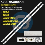 TCL TV Backlight 32 InchTCL L32D1200 L32D3000A L32D3000 L32S6800 32A3 32B3 TCL32D05-ZC22AG-11