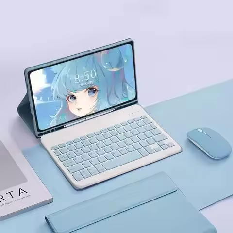 For Samsung Galaxy Tab A9 8.7 Inch Tablets Keyboard Case Detachable Keyboard Cover for Samsung Tab A