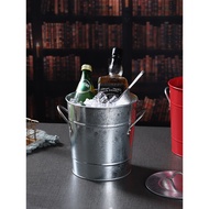 Portable Iron Ice Bucket Commercial Bar KTV Beer Champagne Red Wine Bucket Household Camping Dry Ice