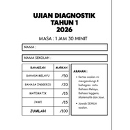 Ujian Diagnostik Tahun 1