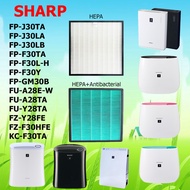 ไส้กรอง เครื่องฟอก Sharp FP-J30TA FP-F30TA FU-A28TA FU-Y28TA FP-GM30B-B KC-F30TA FZ-F30HFE hepa Airpurifier sharp