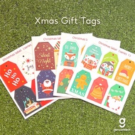 2023/2024 NEW Design! 6/12/24/48pcs Christmas Gift Tag Xmas bag Kraft tags Gifting Decor