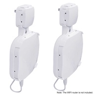 2pcs DF-1026 Wall Mount Holder Wall Mount Holder Stand Bracket for EERO Home Wifi / EERO Pro WiFi (W
