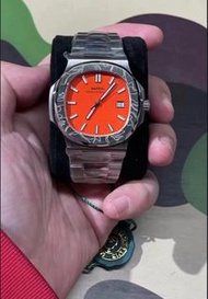 Bape 手錶 Bapex type 10 全新 銀橙色 一錶難求