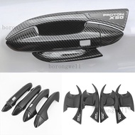 For PROTON X50 carbon fiber pattern car door handle bowl cover,X50 exterior car accessories