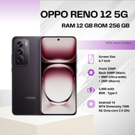 โทรศัพท์มือถือ OPPO Reno 12 5G - ออปโป้ หน้าจอ 6.7 นิ้ว Ram 12GB/Rom 256GB รับประกันศูนย์ 1 ปี