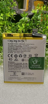 Pin F9 / BLP681 dung lượng (3415 mAh) zin newchất lượnggiá rẻthay cho pin oppo f9 hàng chuẩn giá tốt