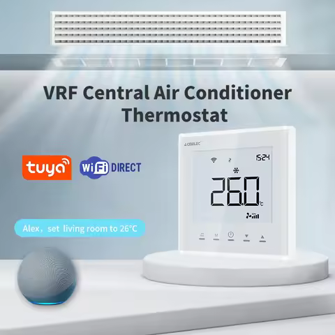 For Mitsubishi Electric Fujitsu(Ogeneral) Tuya wifi VRF Air Conditioner Smart Thermostat Google Home