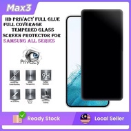 SAMSUNG A72 A52 A52S A22 A32 5G A42 A71 A51 A31 HD Privacy Clear Full Coverage Tempered Glass Screen