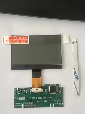 Nuevo Panel de pantalla LCD de FT-897D para reparación y reemplazo de pantalla LCD de Radio de onda 