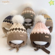 GORROS Kids Earmuffs Cap, 2-5 Year Baby Warm Baby Knitted Hat,  Thicken Windproof Children Head Cove