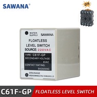 【Bestseller】 5a 250v Floatless Level Switch Relay C61f-Gp Float Water Level Controller Switch 220v 1