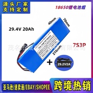 🔥18650Lithium battery pack 29.4V 7S3P Power car/Lawn Mower/Sprayer/Balance Bike Rechargeable Battery