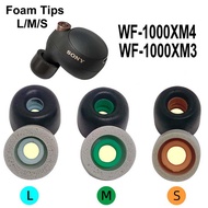 2/4PCS Memory Foam Ear Tips for Sony WF-1000XM4 1000XM3 TWS Eartips Earbuds Tips Cushion Earbuds Earplugs Earphone Accessories